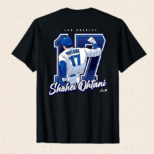 오타니 쇼헤이의 열정을 담은 공식 라이센스 티셔츠, 당신의 야구 사랑을 표현하세요!