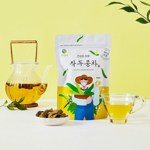 천지농원 무농약 볶은 작두콩차 100g, 1개입, 1개