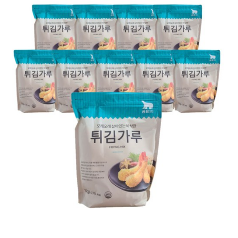 곰표 튀김가루, 10개, 1kg