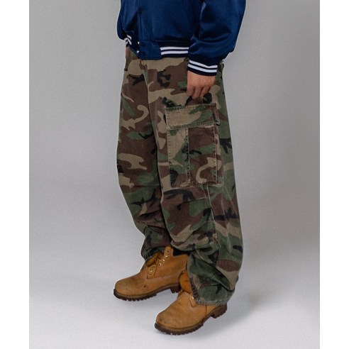 NOD Stone Washed Cargo pants Camo