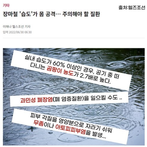 쾌적한 가정 공간을 위한 필수: 스마트 가정용 제습기 1L