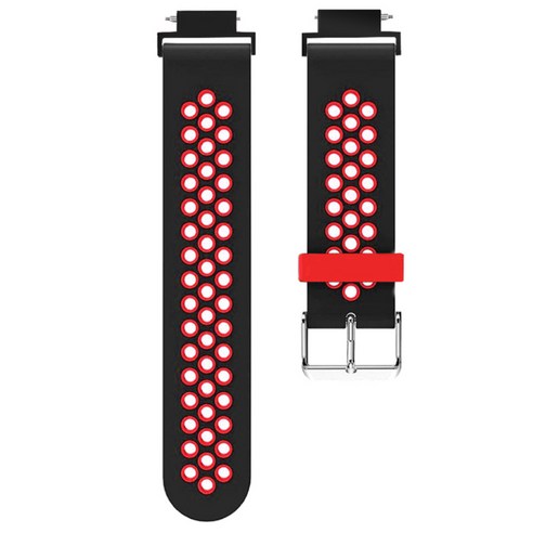 AMAZFIT Verge Red 용 교체 스포츠 시계 스트랩 팔찌 스트랩, 레드, 설명, 고무