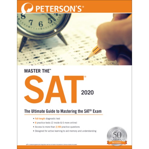 Master the SAT 2020 Paperback, Peterson''s