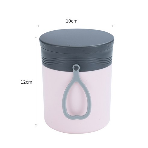 아침 컵 국물 박스 밥 박스 통 보온 국물 컵 휴대용 직장인 덮개 죽 컵 밀봉 국그릇 뜸 주전자 통, 450ml, 분말 450ml(스테인리스강 내담) 컬러 박스