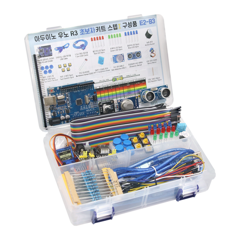 아두이노 우노 R3 초보자 코딩키트 스텝 1, 1개