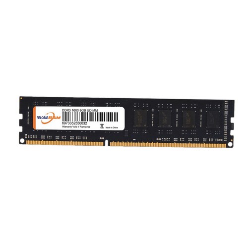AFBEST WALRAM 데스크탑용 메모리 카드 모듈 DDR3 8GB 1600MHZ Ram Pc3-12800, 검은 색