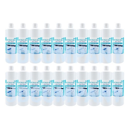 휴먼바이오 식염수 렌즈세정액, 500ml, 20개