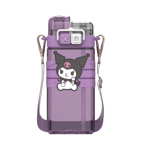 산리오 물병 빨대 드링킹 트라이탄 물병 520ml, 1개