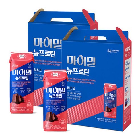 마이밀 마시는 뉴프로틴 딥초코190ml 16개입 2개