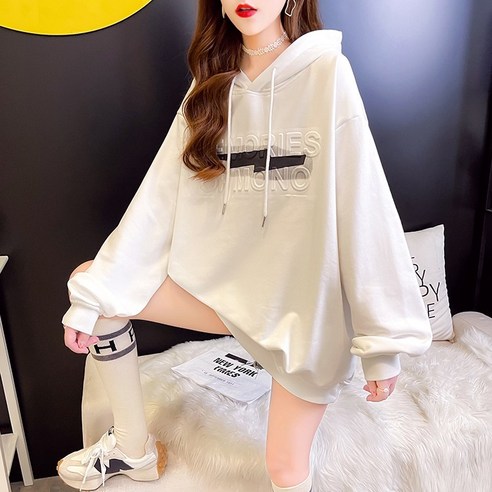 KORELAN 봄신상 하프기장 루즈핏 후드여 200근 MM