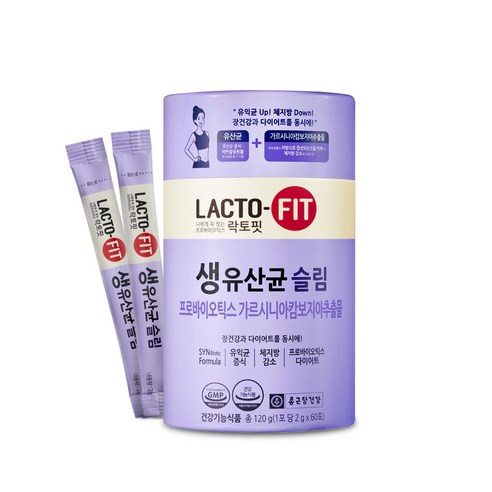 종근당건강 락토핏 생유산균 슬림, 120g, 1개