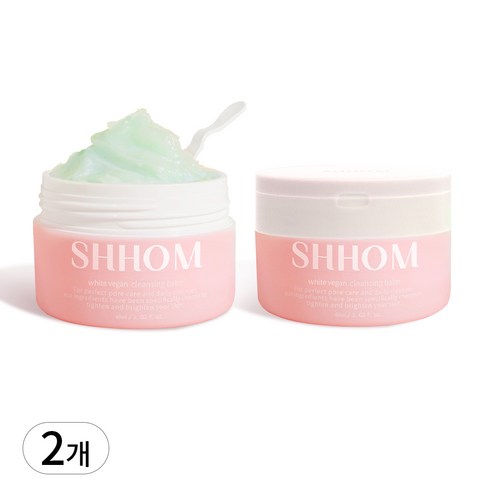 숌 화이트 비건 클렌징밤, 4개, 60ml