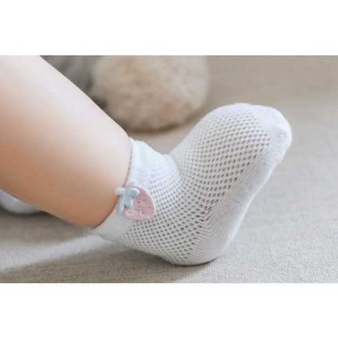 우리 아기 첫 여름, 베베 매쉬 망사 양말로 시원하고 사랑스럽게!