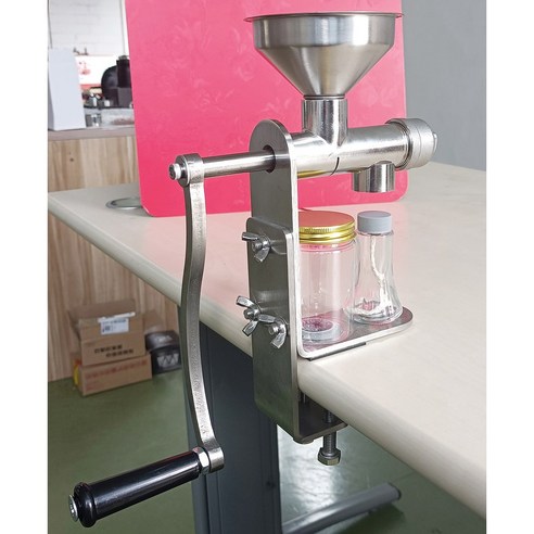 기름짜는기계 채유기 착유기 SS 01 식 참깨 올리브 오일 추출기, 라이트 그레이