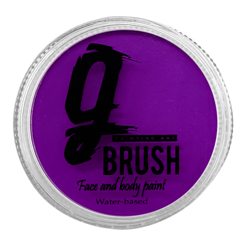 에어공방 아트 지브러쉬 Art G brush 페이스 바디 페인팅 특수 분장 수성 물감 색상 아트마스크 메이크업 고체 uv 형광 컬러 30g (UV 로즈 바이올렛), UV 로즈 바이올렛