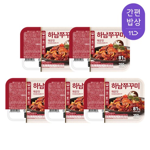 하남쭈꾸미 매운맛 350g 5개
