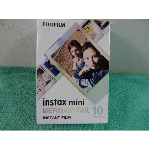 NEW Fujifilm 후지 필름 – Instax Mini Film Mermaid 10회 노출 Exp: 6/, 1개 캐논필름카메라