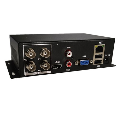 CCTV 비디오 인코더 아날로그 네트워크 감시 변환기 서버 ahd cvi cvbs ip 동축 4CH, 1.4CH Video Encoder - US power, 1개