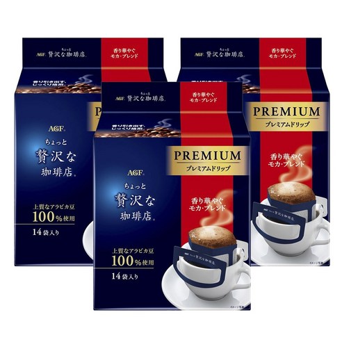 조금호화로운커피숍 프리미엄 드립 모카 블렌드, 3개, 8g, 14개입