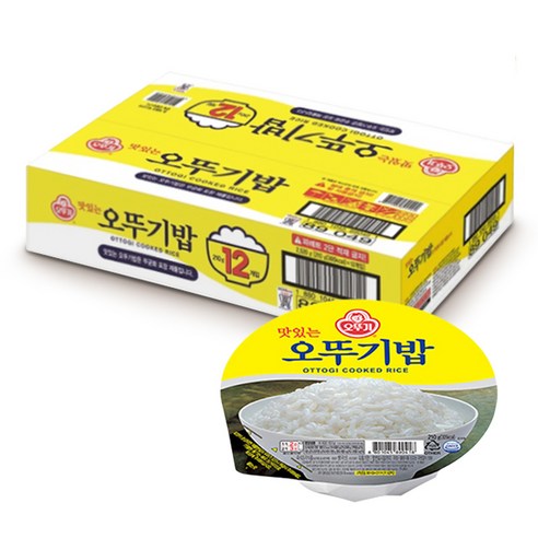 오뚜기 맛있는 오뚜기밥, 210g, 12개