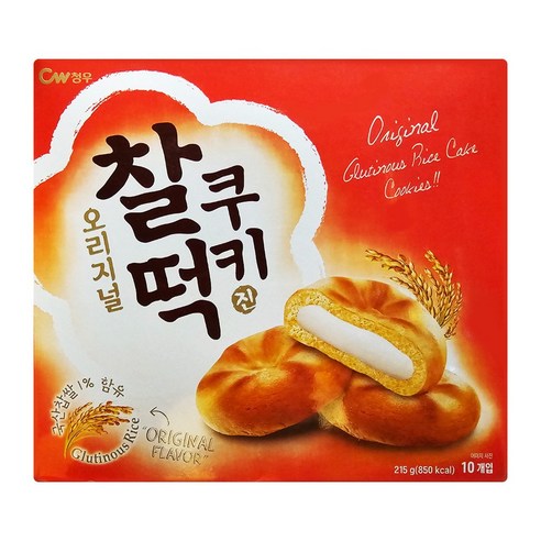 청우 찰떡쿠키 오리지날 10P, 215g, 1개