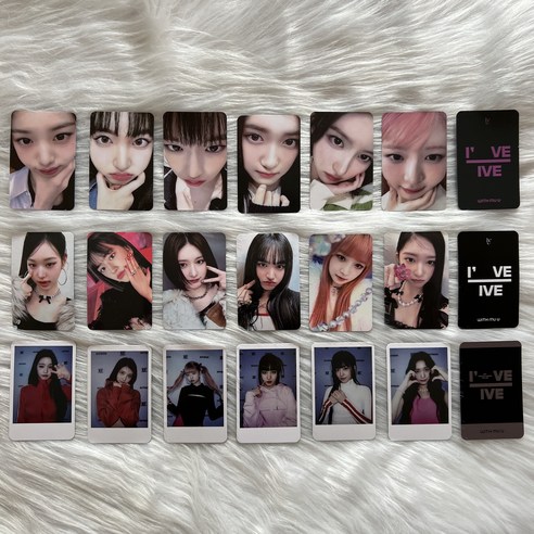 샤올 아이브아가라구용 아이브 ive mine switch 럭드 사웨 위드뮤 장원영 포카 포토카드, 위드뮤 1.0 18장