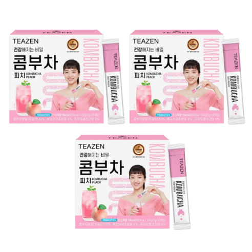 티젠 피치 콤부차, 5g, 90개입, 1개