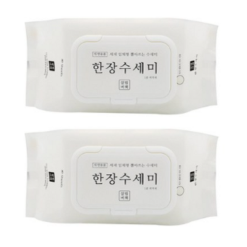 살림비책 일회용 뽑아쓰는 세제일체형 한장수세미 40p, 3개