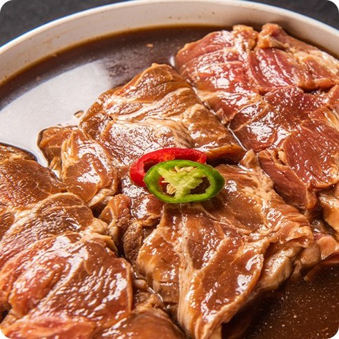 제주 프리미엄 흑돼지 왕 양념구이 1.2kg+1.2kg, 2.4kg, 1개
