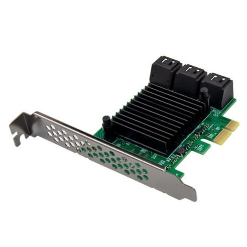 PCI-E 6 포트 SATA3.0 어레이 카드 내장 PCIE SATA 업그레이드 확장 카드 PC 용, 보여진 바와 같이, 하나