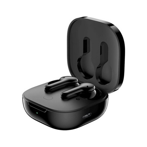 QCY 무선 블루투스이어폰+3D 스티커, 블랙, T13app