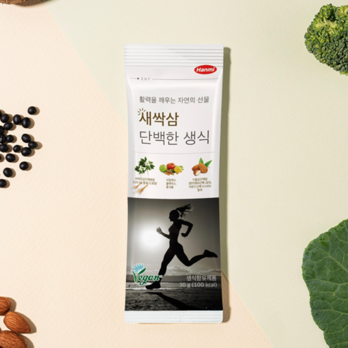 [한미헬스케어] 새싹삼단백한생식 다움 아침 마시는 식사대용 단백질 한끼쉐이크 선식 리뷰후기