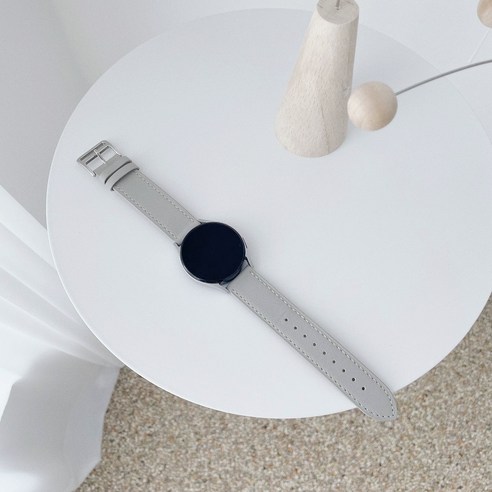 갤럭시워치 7 6 5 4 프로 클래식 20mm 싱글투어 가죽 스트랩 밴드 시계줄, 에토프, 1개