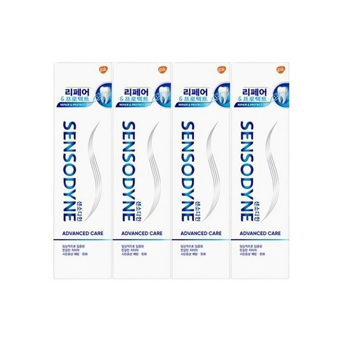 센소다인 리페어 앤 프로텍트 치약, 100g, 4개 구강/면도 센소다인 리페어 앤 프로텍트 치약, 100g, 4개 구강/면도