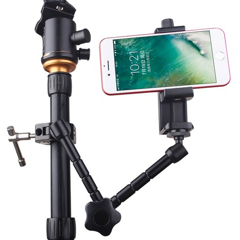 노가암 모바일 라이브 방송 고정 브래킷 회전 카메라, 11인치매직몬스터암(휴대폰클립미장착), 1개