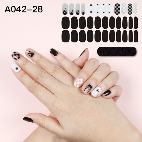 GN Aphrodite 네일패치 네일아트 네일스티커 34P, 1개, A042-28