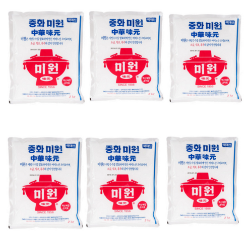 업소용 식자재 중화미원(대상 2K)X6, 2kg, 1개