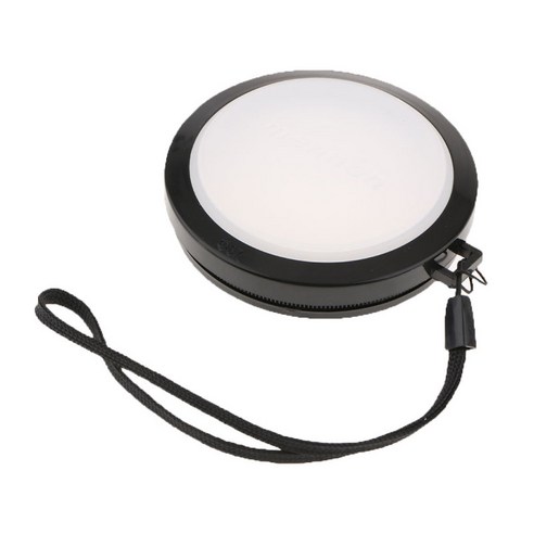 카메라 렌즈 캡 커버 화이트 밸런스 그레이 카드 교체 55 58 62 67 72mm, 67mm, 블랙, 플라스틱