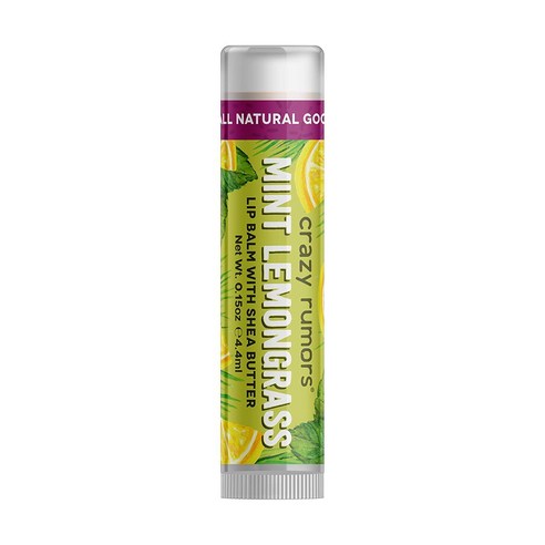 크레이지루머스 립 밤 4.4 ml, Peppermint Lemongrass, 1개