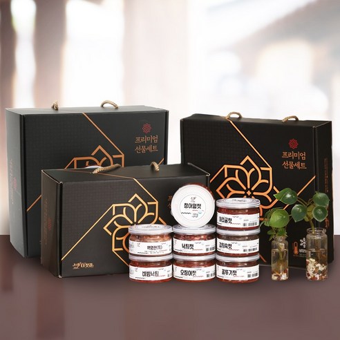 더젓갈의 12종 프리미엄 양념젓갈 선물세트로 특별한 사람들에게 맛있는 선물을 보내세요!