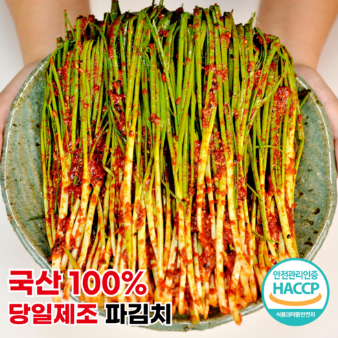 [행운김치] 100% 국산 당일제조 전라도 파김치, 1개, 1kg