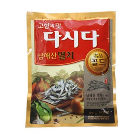 CJ제일제당 멸치 다시다, 300g, 6개
