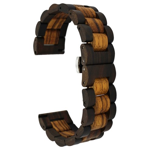 Garmin Active Vivoactive 3 4 가민 스트랩 실목 목재 손목대 20mm 22mm 퀵 릴리스 시계줄, #5