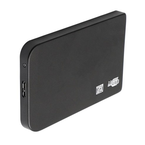 2.5 인치 500GB 울트라 슬림 휴대용 외장 하드 드라이브 SATA 3.0 HDD 스토리지는 PC Mac 데스크탑 노트북과 호환 가능, 118x72x10mm, 블랙, 금속