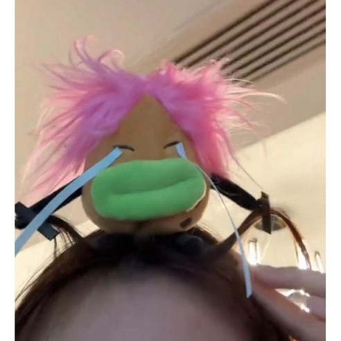앨오앤지 재미있는 파티 머리띠, 1개, 크라이 감자