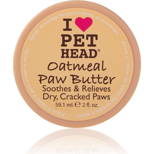 2 fl oz Oatmeal PET HEAD Oatmeal Paw Butter 2 fl 2 fl oz 오트밀 PET HEAD 오트밀 포 버터 2 fl. 온스 보습 발 밤은, 1개, Beige