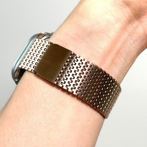 캘릭스 솔리드 티타늄 밀레니즈 스트랩: 애플워치를 위한 내구성과 세련된 업그레이드