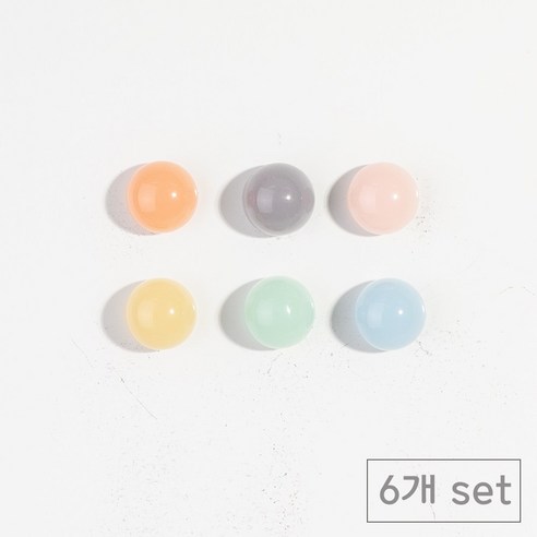 84x84 냉장고 현관문 인테리어 자석 마그넷, 파스텔미니볼6p