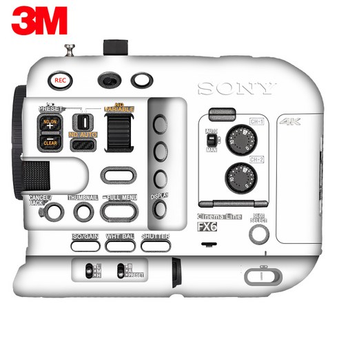 소니 FX6 Sony FX6 카메라 바디 스킨 3M 프로텍터 필름 패션 클래식 랩 스킨 데칼 커버 케이스, 옵션20