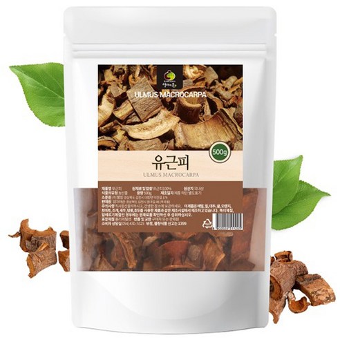 영천산 국산 느릅나무 뿌리 껍질 차, 500g, 2개 영천산 국산 느릅나무 뿌리 껍질 차, 500g, 2개
